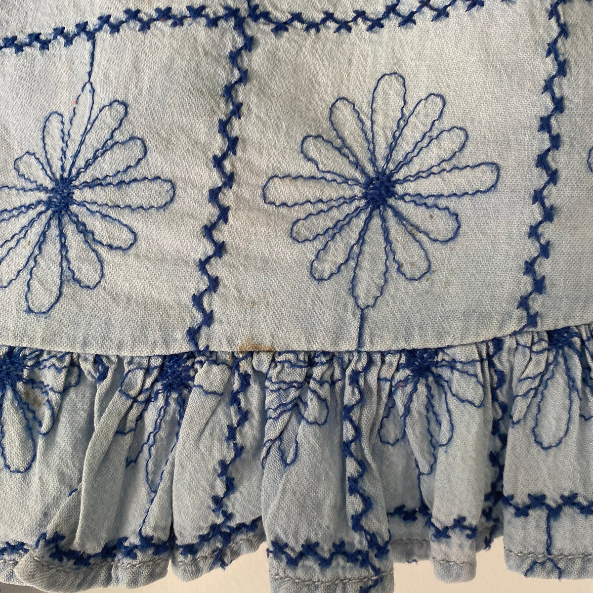 12-18M Zara blue floral embroidered co-ord