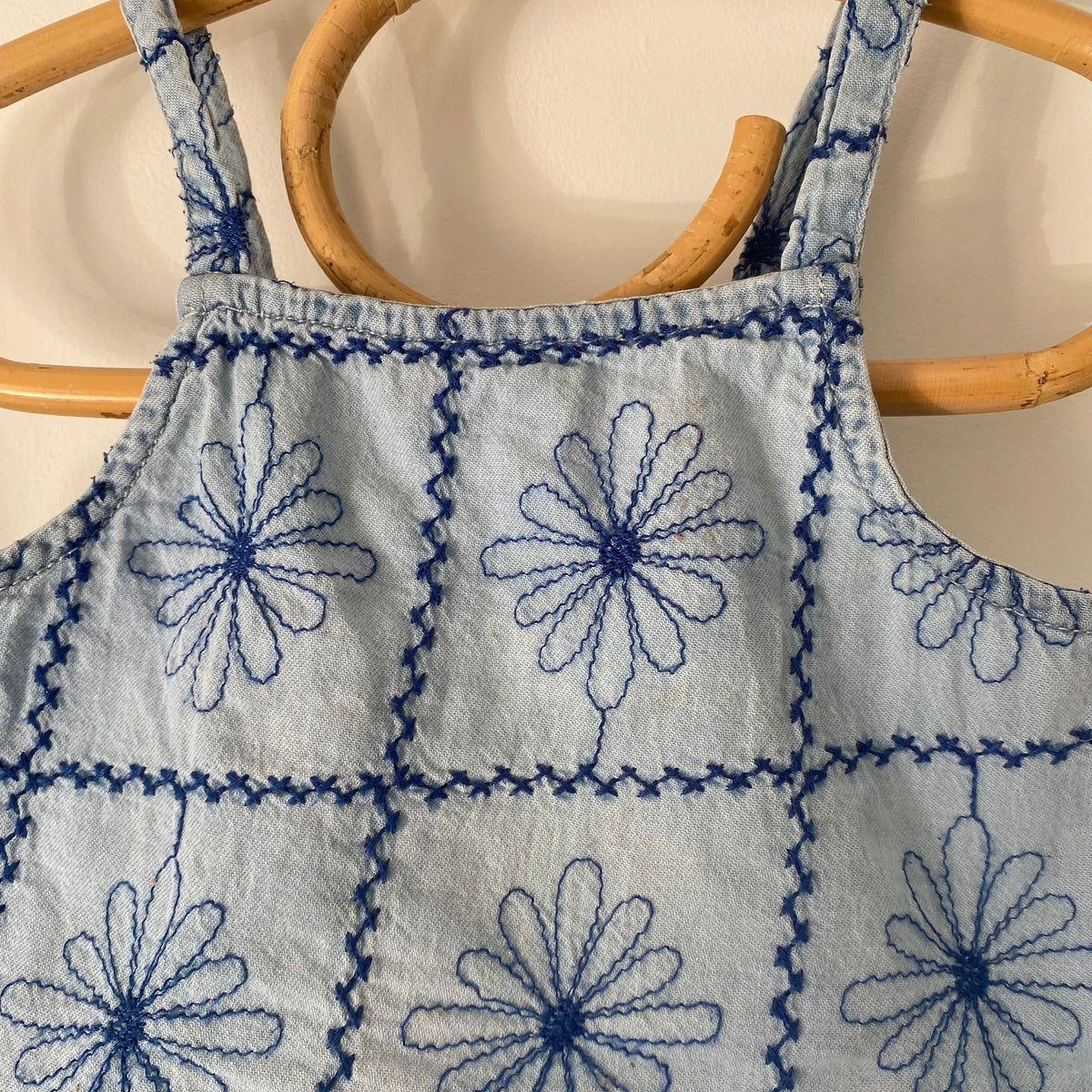 12-18M Zara blue floral embroidered co-ord