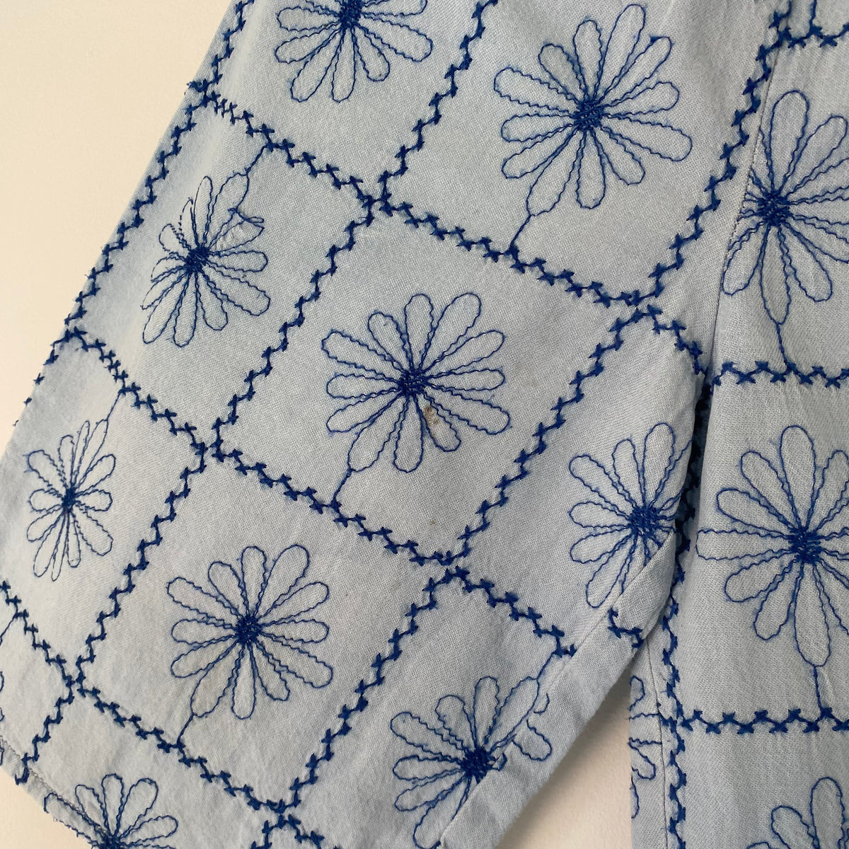 12-18M Zara blue floral embroidered co-ord
