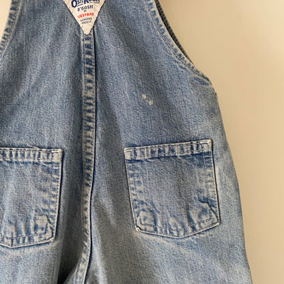 18M Oshkosh B'Gosh vintage light wash denim dungarees overalls