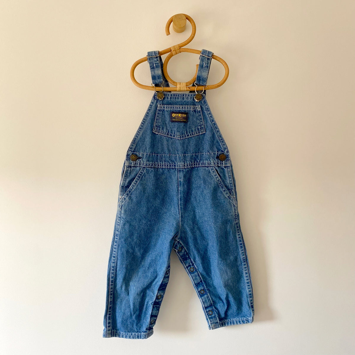 3T Oshkosh B'Gosh vintage denim dungarees overalls
