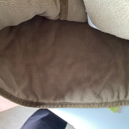 3-4Y Zara khaki ditsy floral quilted jacket