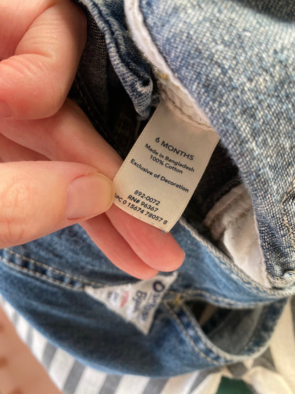 6M Oshkosh B’Gosh denim dungarees