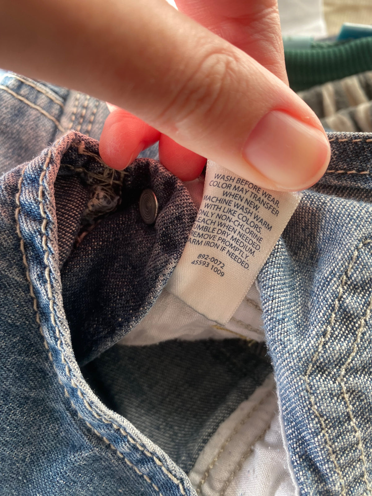 6M Oshkosh B’Gosh denim dungarees