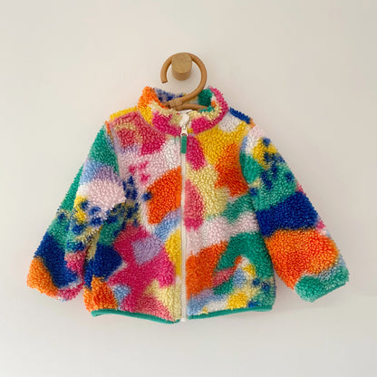 12-18M H&M rainbow fleece