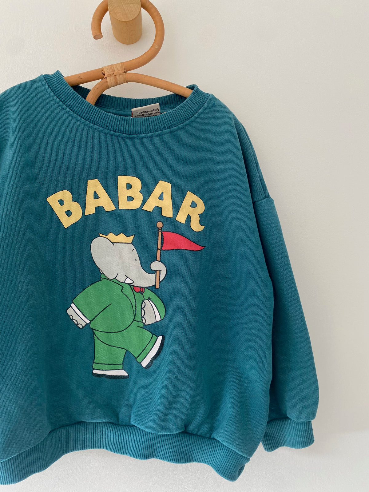 18-24M Zara Babar teal sweatshirt