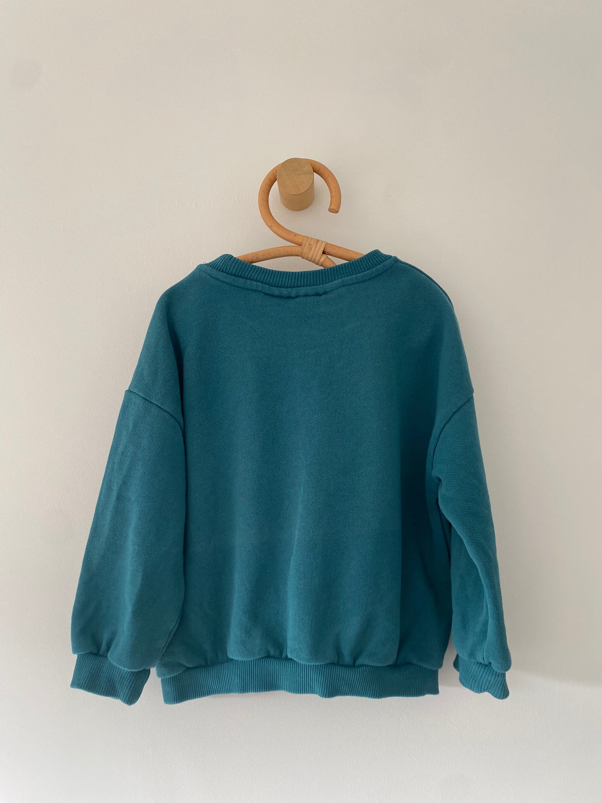 18-24M Zara Babar teal sweatshirt