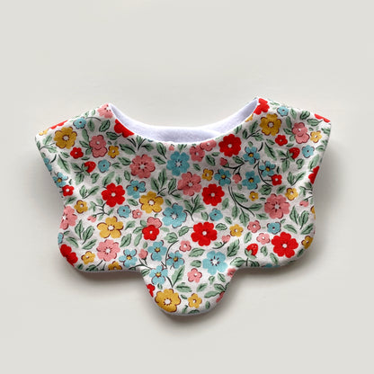 Choice of floral scallop bib