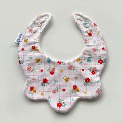 Choice of floral scallop bib