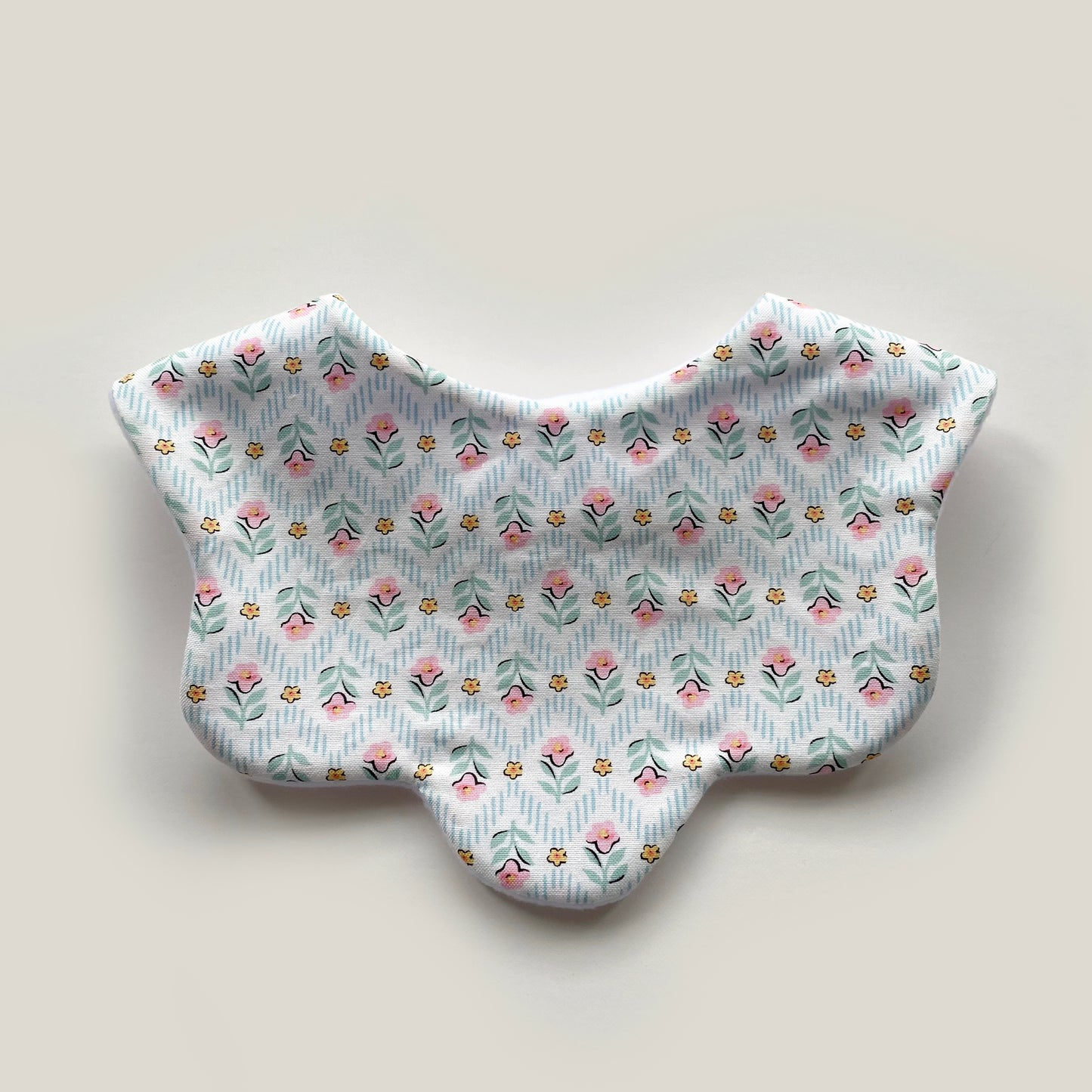 Choice of floral scallop bib