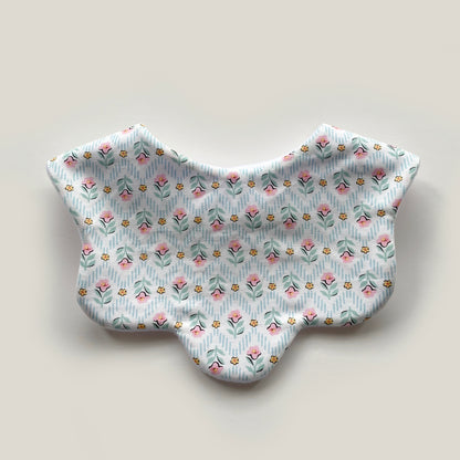 Choice of floral scallop bib