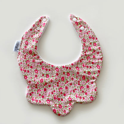 Choice of ditsy floral scallop bib