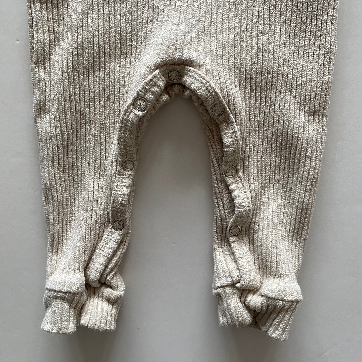 3-6M Claude & Co Milking it oat ribbed onesie