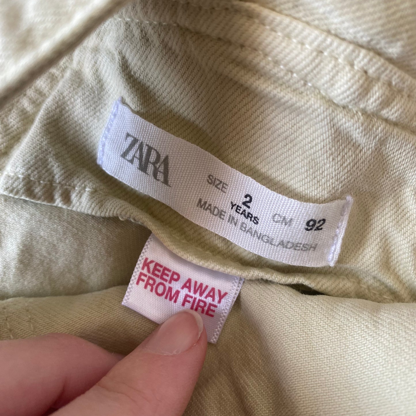 18-24M Zara denim dungarees