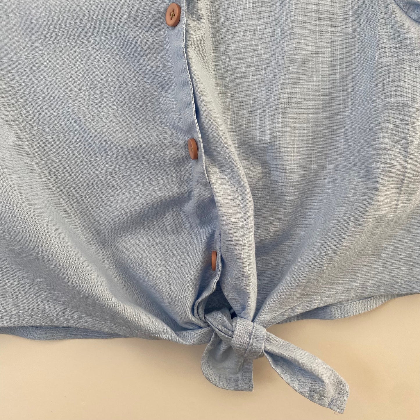 5-6Y Reserved blue tie shirt