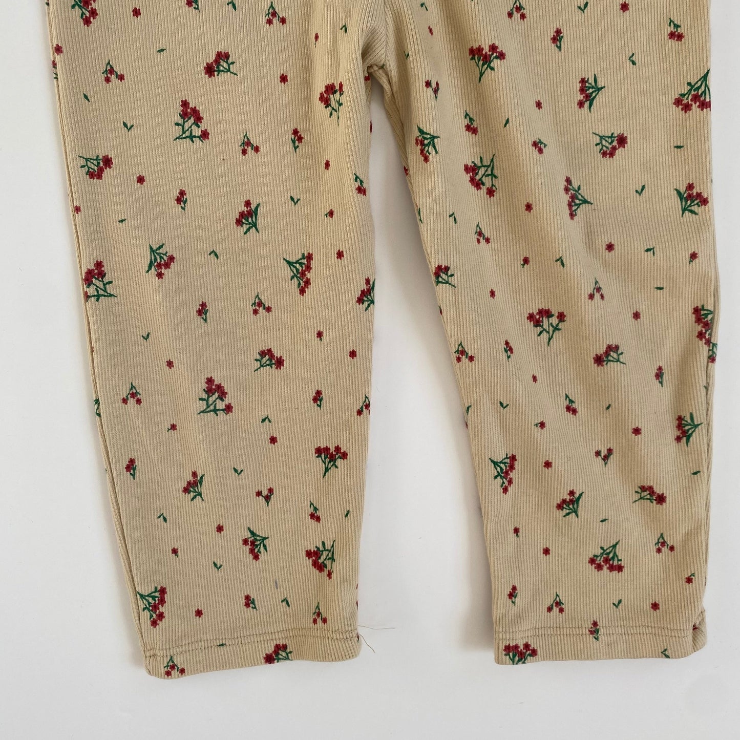 3-4Y Zara floral ribbed jumpsuit