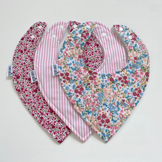 Choice of ditsy bandana bib