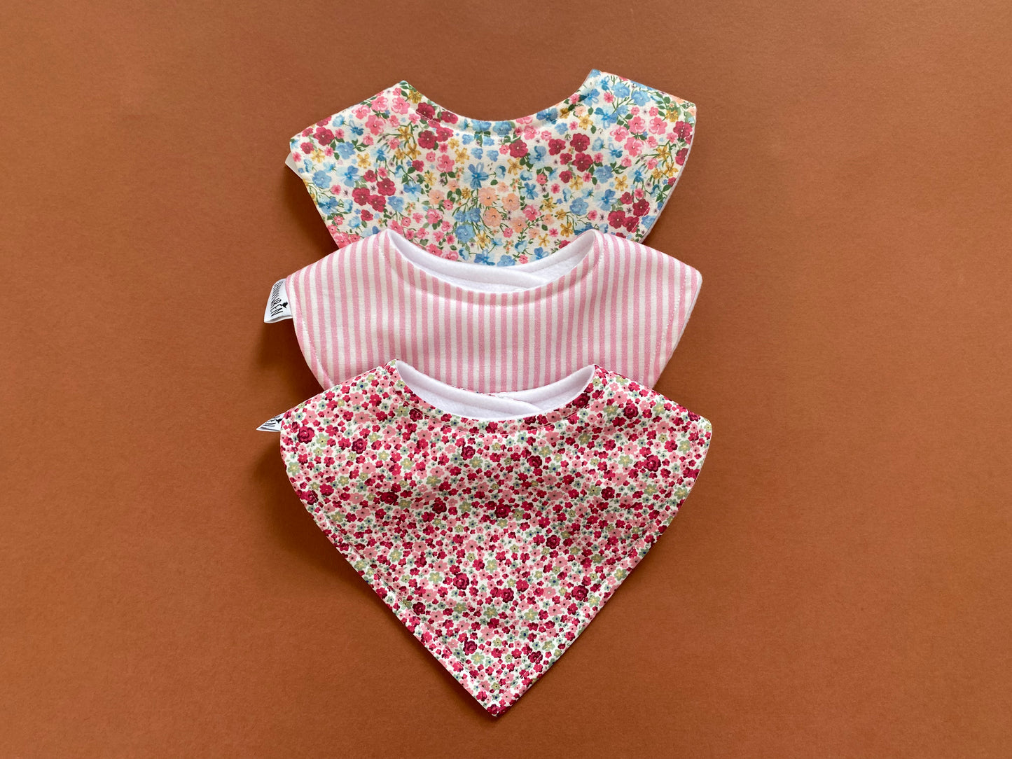 Choice of ditsy bandana bib