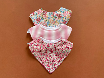 Choice of ditsy bandana bib