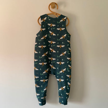 12-18M teal bee romper