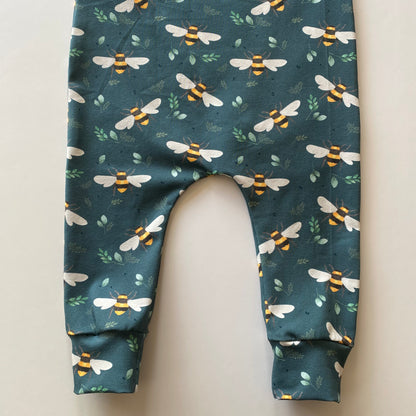 12-18M teal bee romper