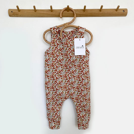 Ditsy floral romper