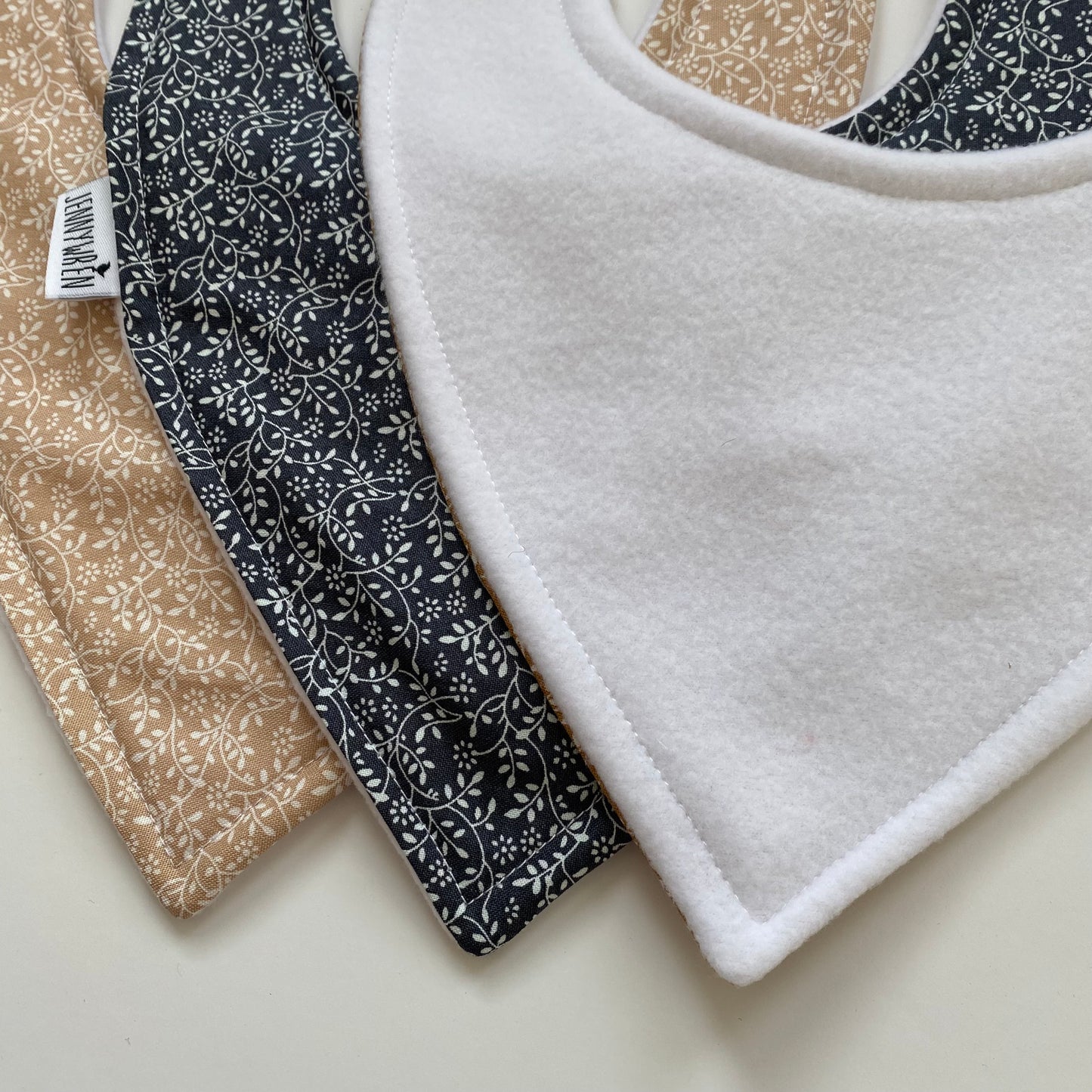 Choice of Autumn ditsy bandana bib