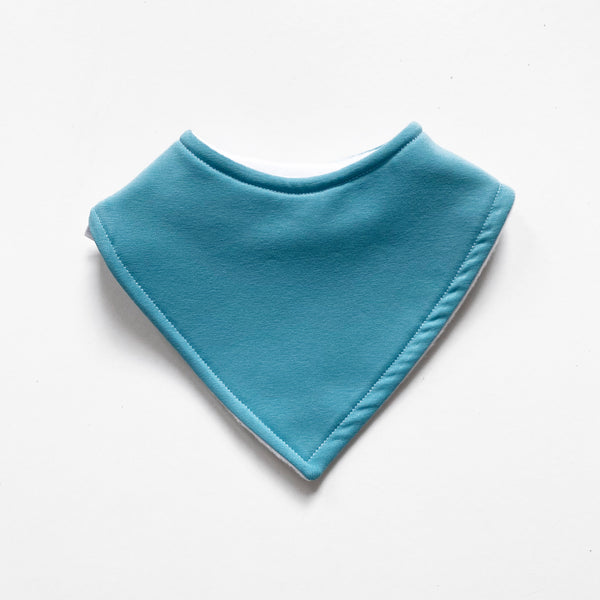 Blue bandana bib