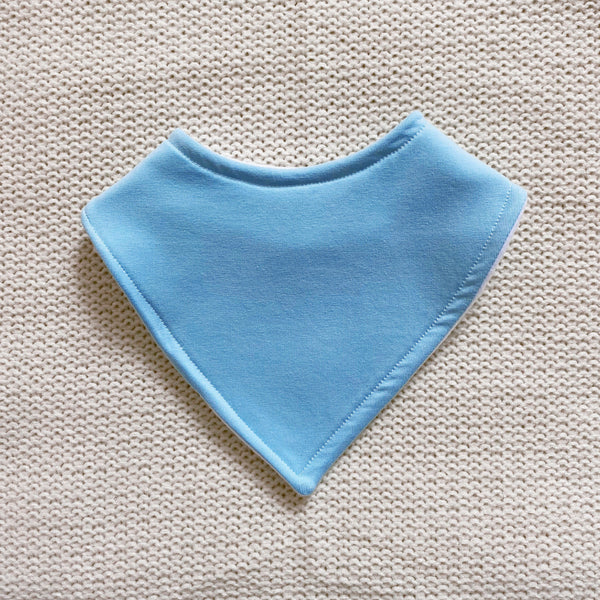 Blue bandana bib
