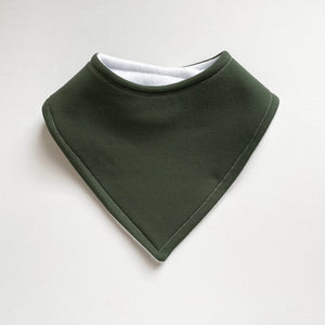 Khaki bandana bib