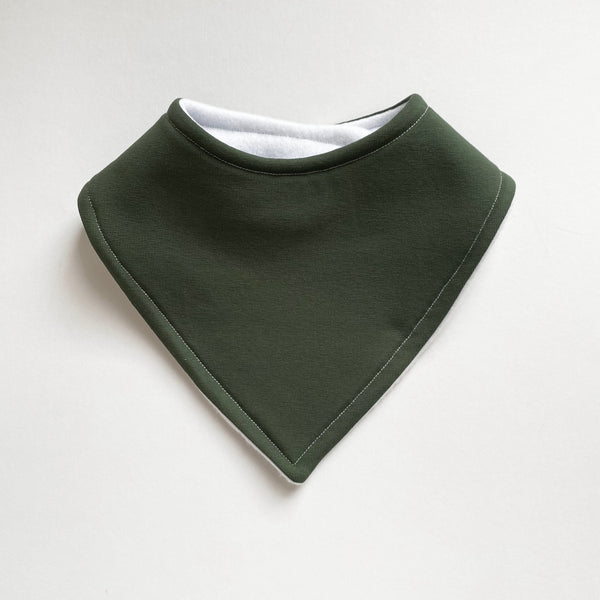 Khaki bandana bib