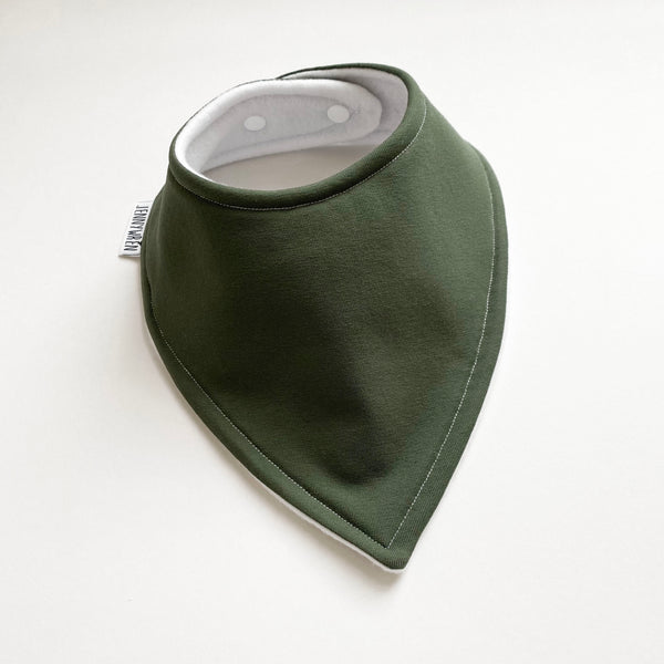 Khaki bandana bib