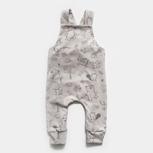 Sand woodland dungarees