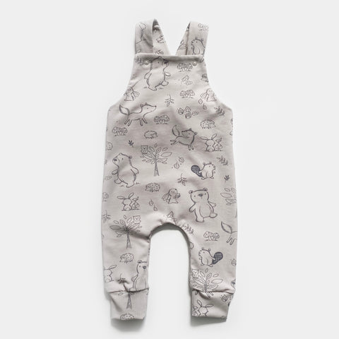 Sand woodland dungarees