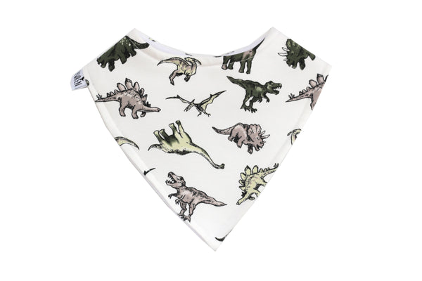 Jurassic bandana bib