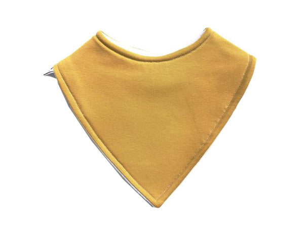 Mustard bandana bib