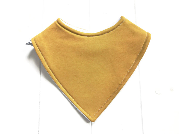 Mustard bandana bib