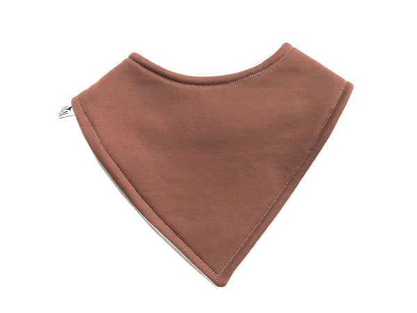 Rust bandana bib