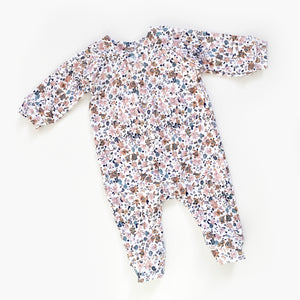 Ditsy meadow babygrow