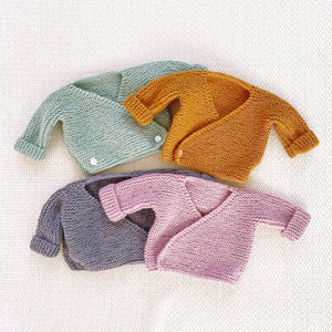 Choice of knitted baby cardigan