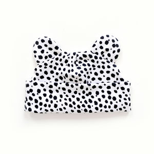 Dalmatian bear hat
