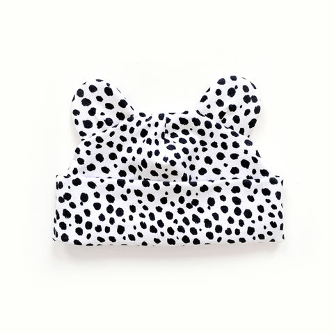 Dalmatian bear hat