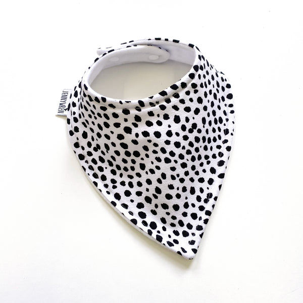 Dalmatian bandana bib