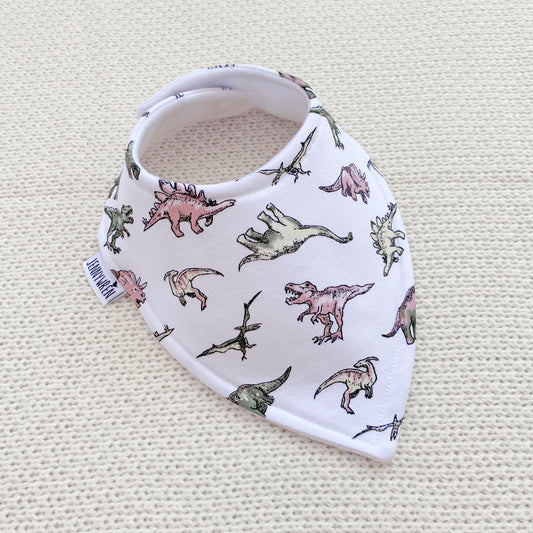 Jurassic bandana bib