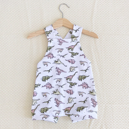 Jurassic short dungarees