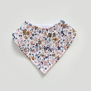 Ditsy meadow bandana bib
