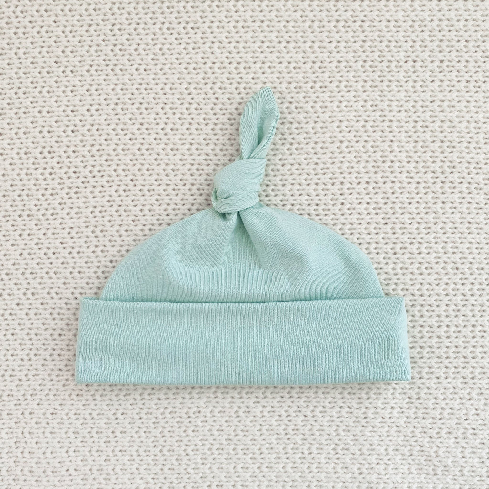 Mint knot hat