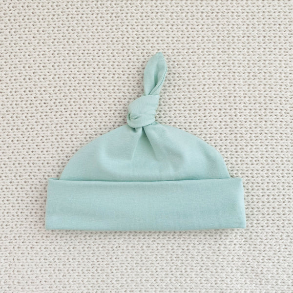 Mint knot hat