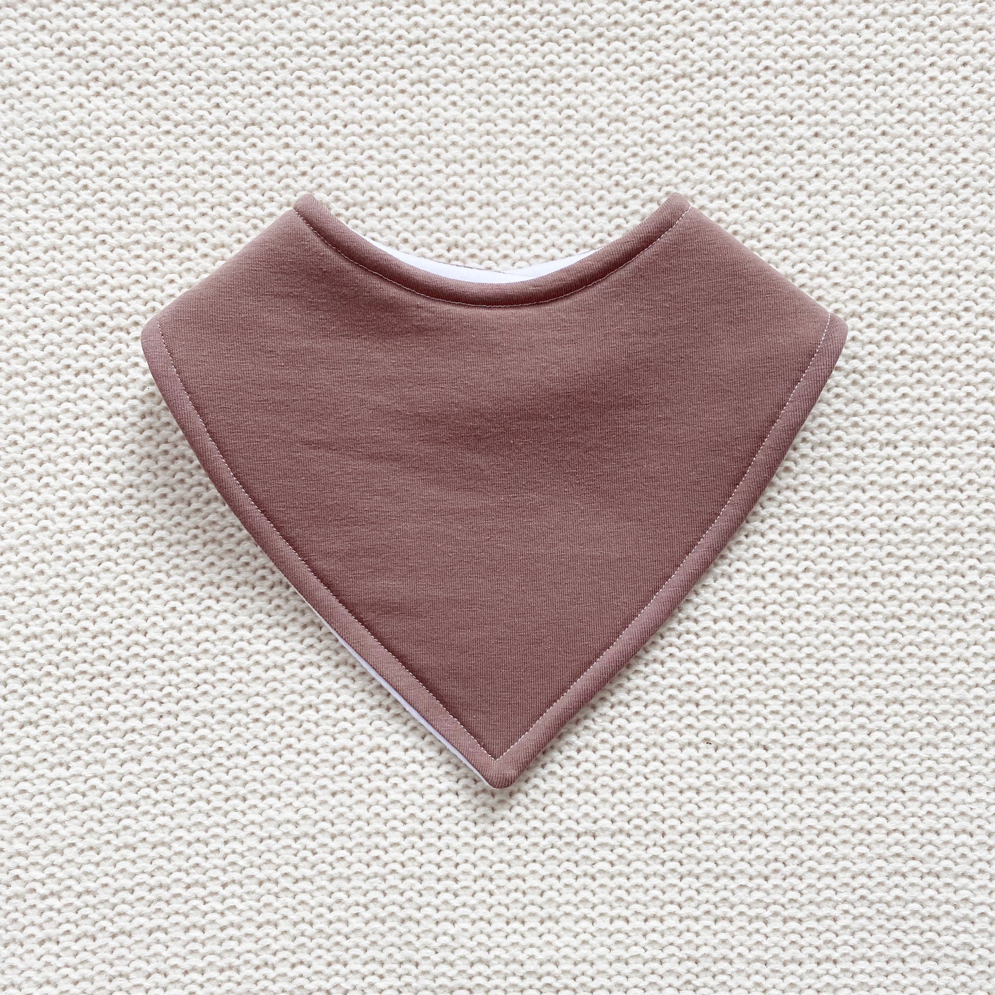 Mocha bandana bib