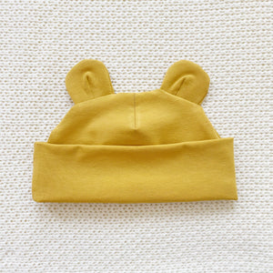 Mustard bear hat